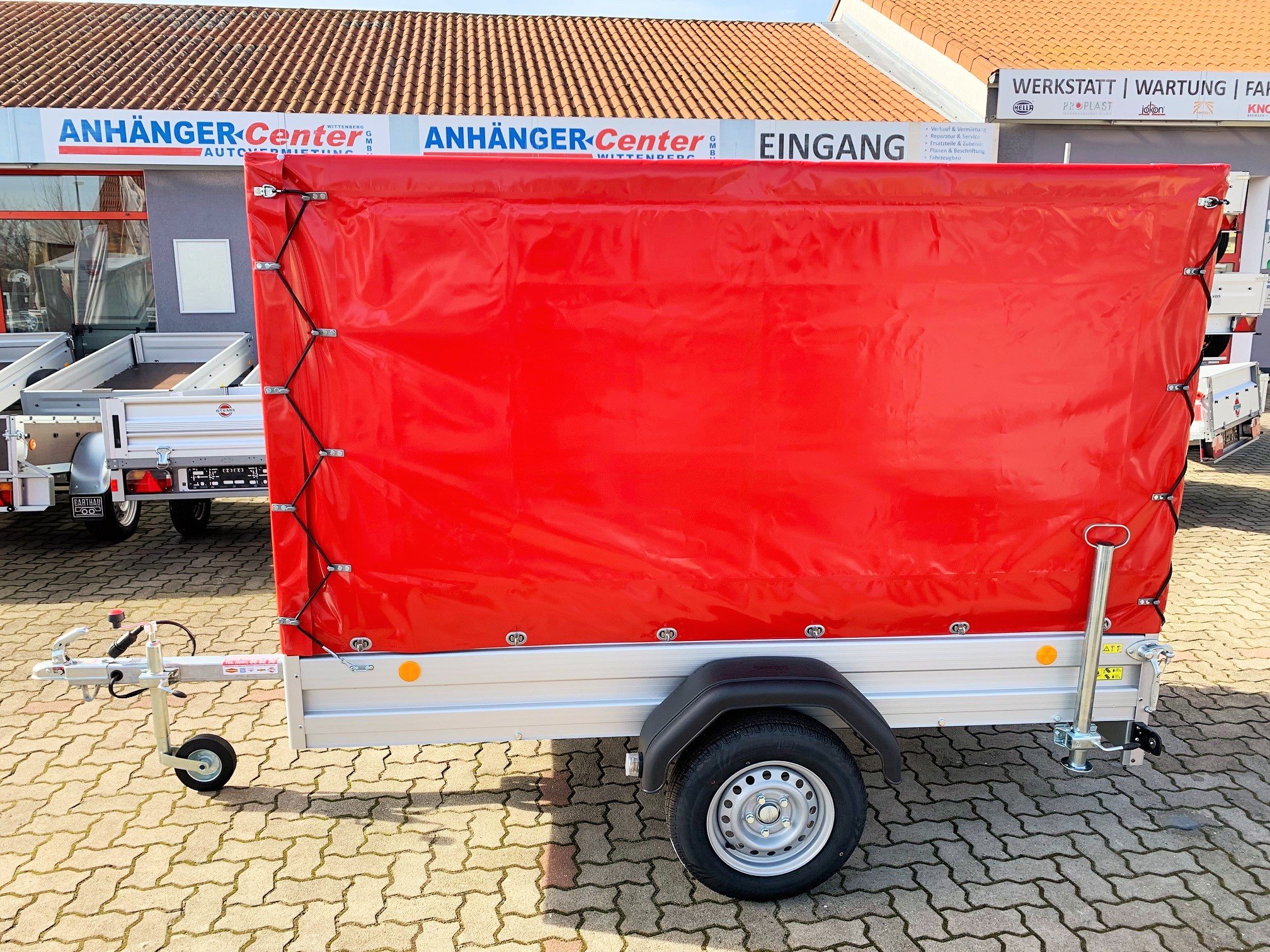 Feuerwehranhänger 750 kg ungebremst 2500 x 1300 x 1550mm