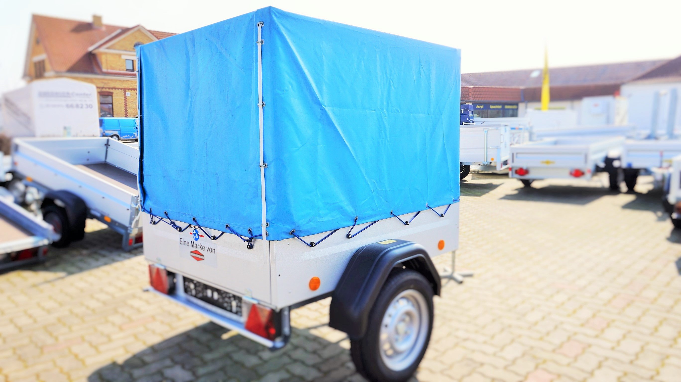 TPV TL- EU0 Hochplane und Spriegel 800 mm blau